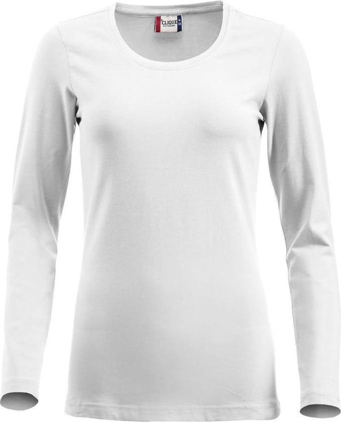 Clique Carolina L/S Wit maat M
