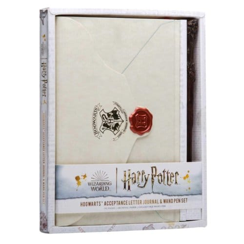 Harry Potter: Hogwarts Acceptance Letter Journal And Wand Pen Set - Ie Gift / Stationery - Insight Editions