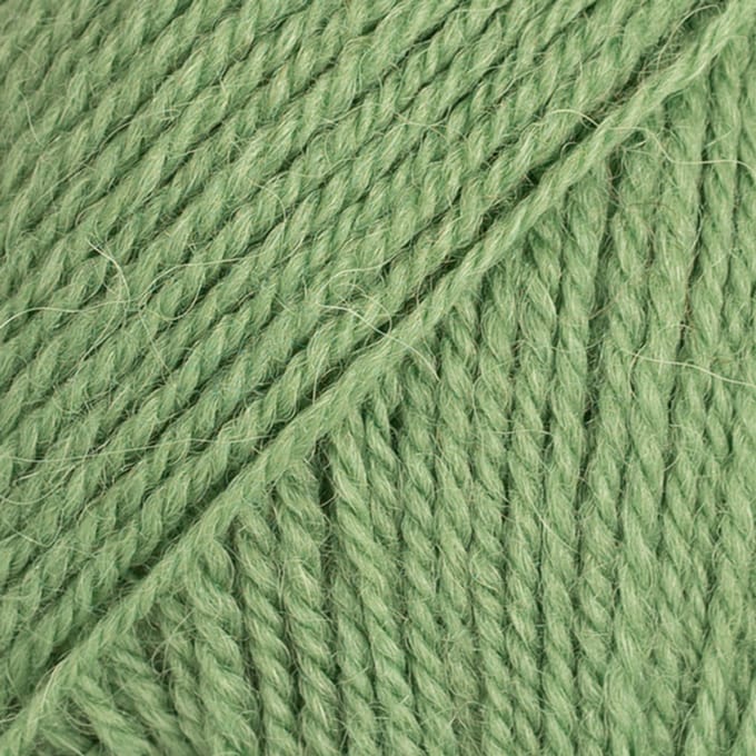 DROPS Flora Uni Colour - 15 groen - Wol Garen