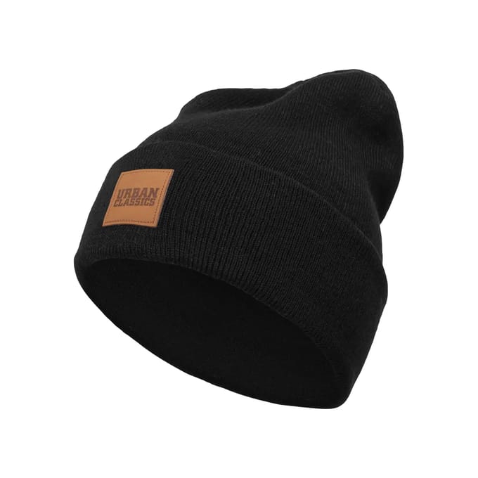Urban Classics - Logopatch 2-pack Kinder beanie - Kids 158 - Zwart/Grijs