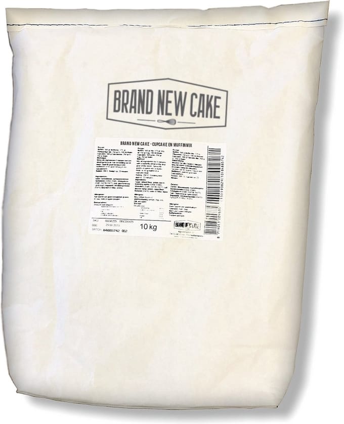 BrandNewCake® Cupcake-mix 10kg - Bakmix - Mix voor Cupcakes