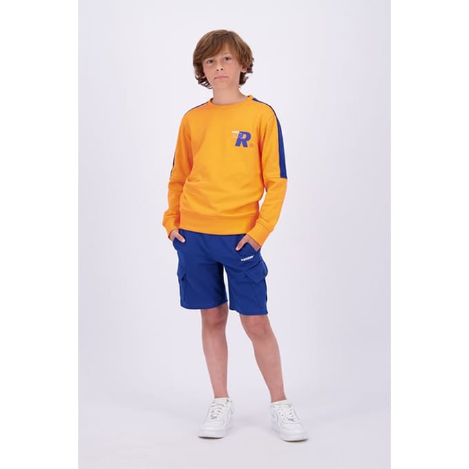 RAIZZED Boys Naperville Sweater Fruit Orange Maat: 2 | Truien Outlet | Unisex | Bruin