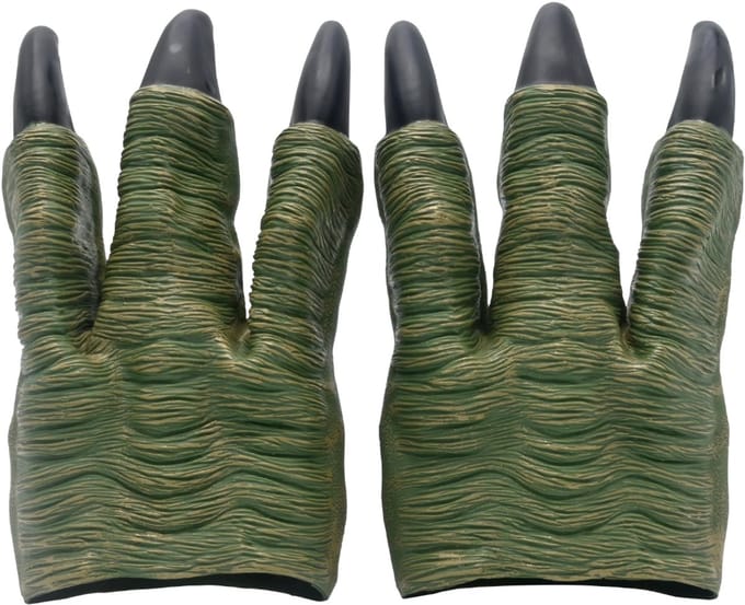 Dinosaurushandschoenen