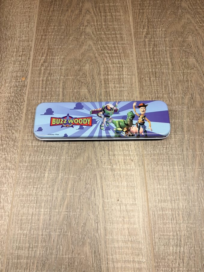 Disney Pixar Toy Story Pennendoos Metaal – Buzz Lightyear & Woody – 20 cm