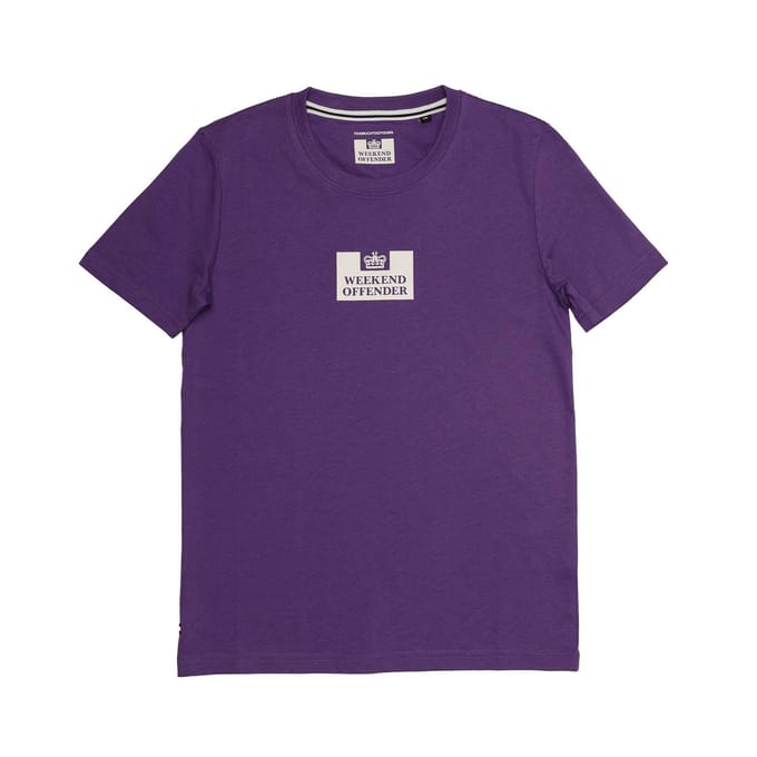 Weekend Offender Dames The Heights Katoenen T-Shirt (Paars)