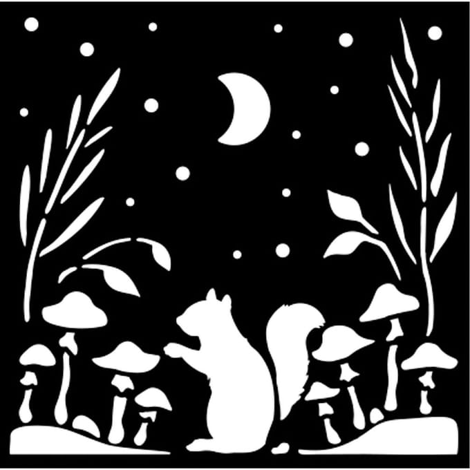 Sjabloon "Herbarium Silvae - Squirrel"