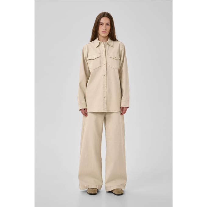 My Essential Wardrobe Dagmarmw 157 Shirt Dames - Jurken - Ecru - Maat 42