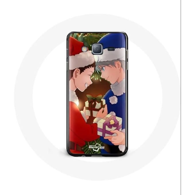 Coque pour Samsung Galaxy J3 2016 Hunter x Hunter Gon Freecss et Killua Zoldyck Christmas Day Anime Manga