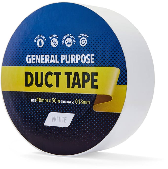 YellowBand Duct Tape 48mm x 50m Wit