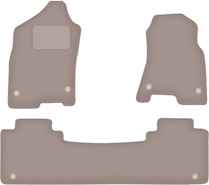 Wielganizator WLG-CARLUX Serie - Automatten - Beige - Dodge RAM 1500 Quad Cab
