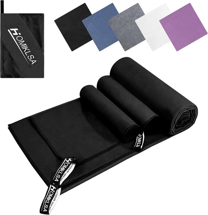 Set van 3 Sneldrogende Microvezel Handdoeken - Reis, Sport en Strand