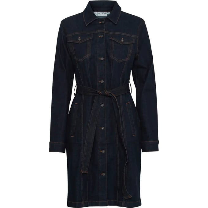 Dames denim jurk Pulz Jeans Winta