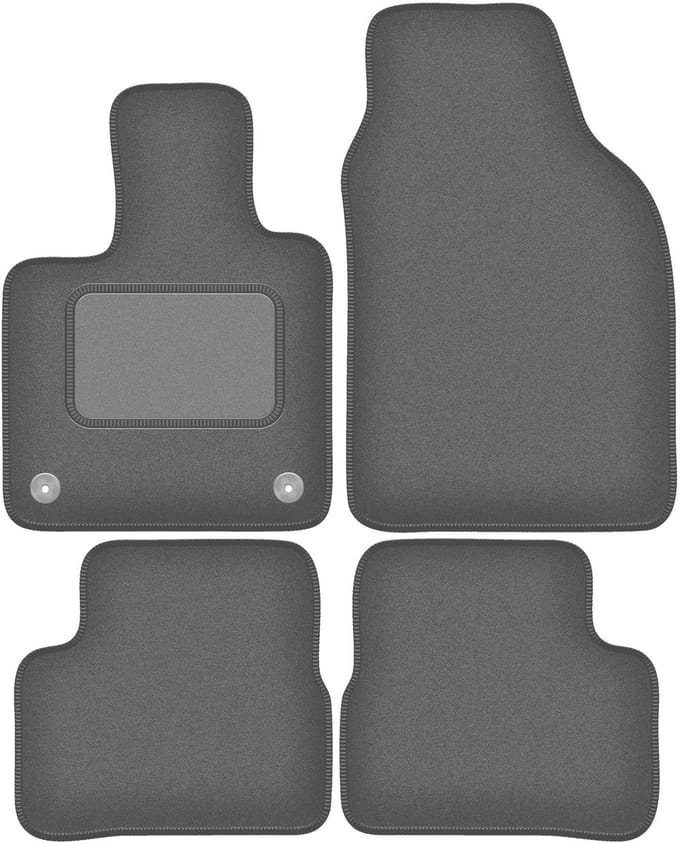Grafiet automatten voor: Fiat E-500 / 500 Electric hatchback (2020-)