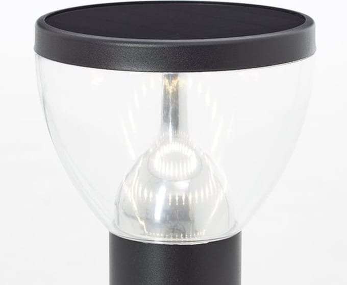 Brilliant G40411/06 Tulip Staande lamp op zonne-energie met bewegingsmelder LED-module LED vast ingebouwd 3 W Zwart