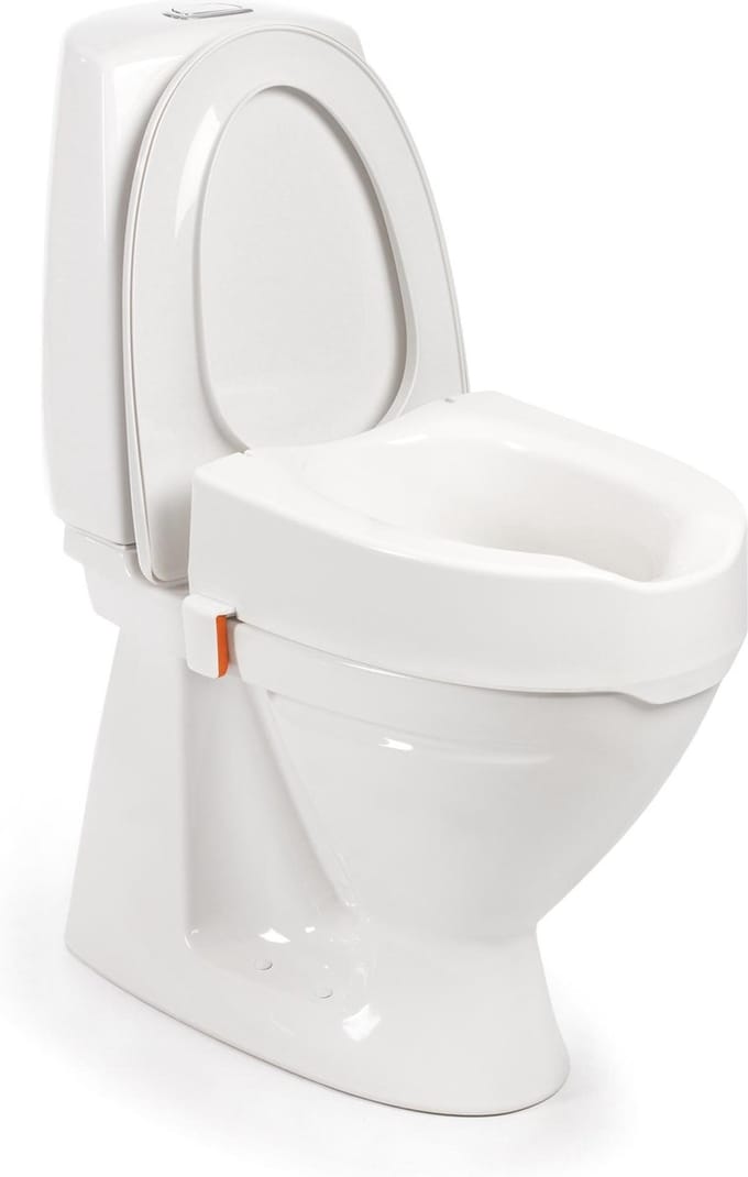 Etac My-Loo Toiletverhoger 10 cm met Deksel – Veilig & Comfortabel
