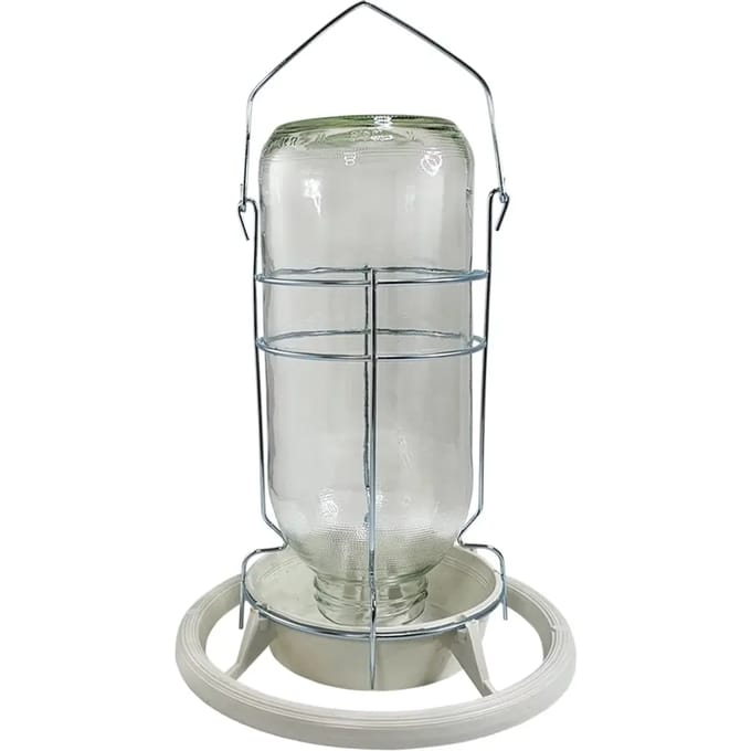 Vogelwaterdispenser met glazen inzet Nobby Pet Omnia