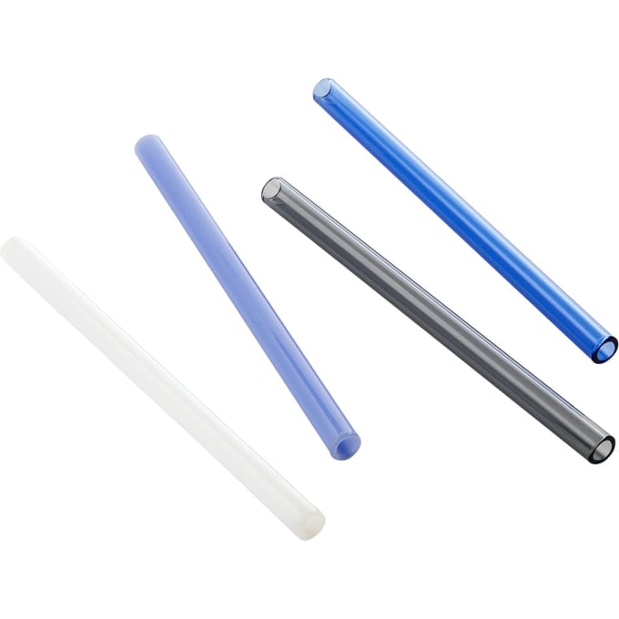 HAY - Sip Straw Set van 4 glazen rietjes - HAYSipStrawSmoothie