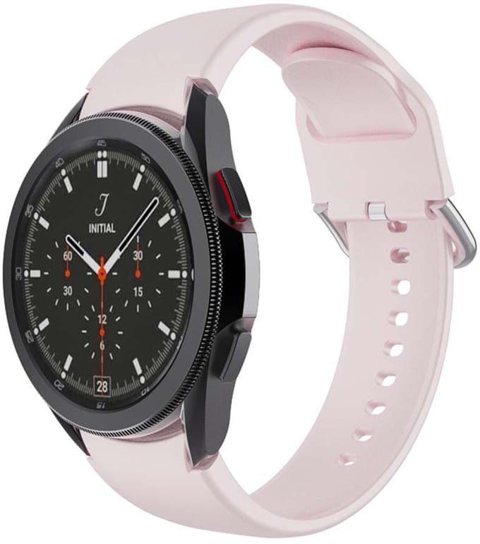 Smartwatch bandje - Samsung Galaxy Watch 4 - roze silicone - small