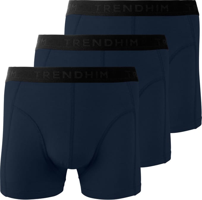 TrueFeel | 3-pack koningsblauwe comfortabele bamboe boxershorts