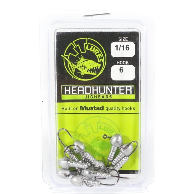 Tackle Tactics TT Head Hunter Jig Head 1/16 oz 6 10/pak (1036)