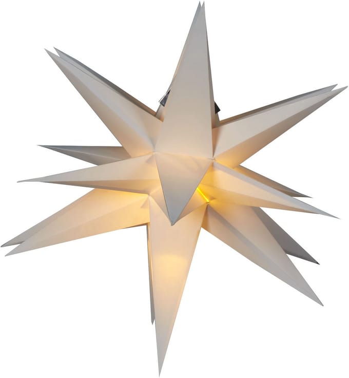 BHAGIRATHI - Kerstdecoratie LED - Gebroken wit - Papier