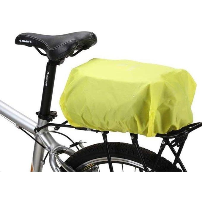 Universele regenhoes met elastische band voor fietstas rugzak, groen