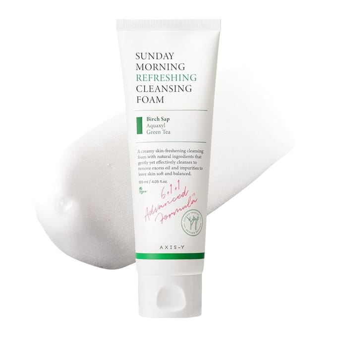 [AXIS-Y] Mousse nettoyante rafraîchissante Sunday Morning 120 ml white