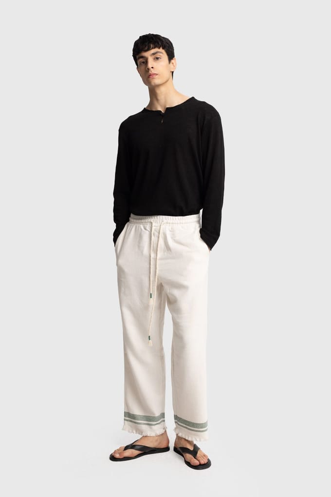 Heren Katoenen Tricot Broek