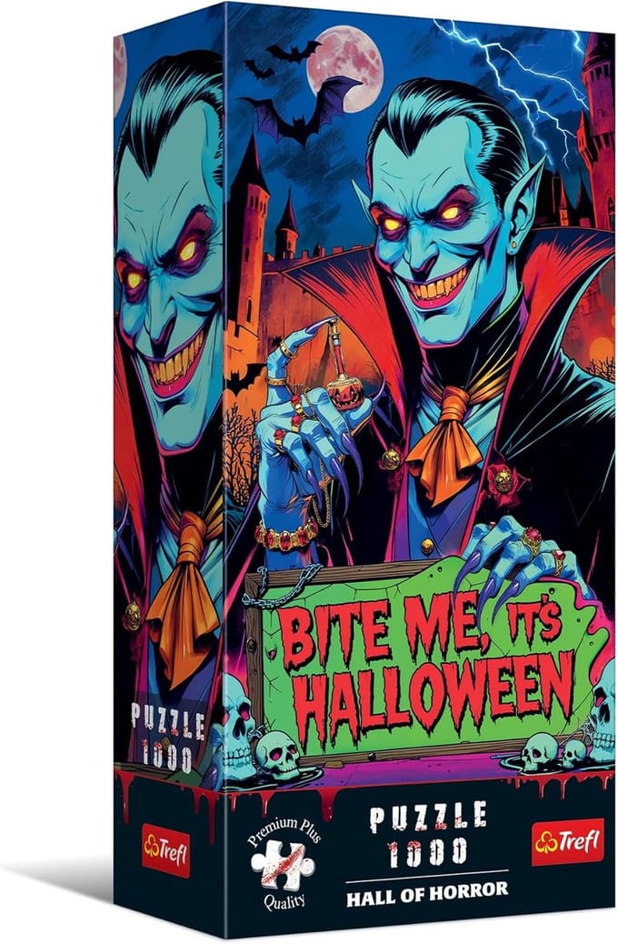 Horror Puzzel - Vampier Thema - Ontspanning Thuis - Perfect Passende Stukjes - 1000 Stukjes 68x48cm - Multicolor