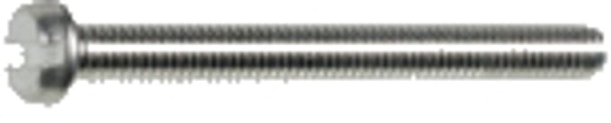 Metaalschroeven Rvs Cil.Kop M6x60 - 100 stuks