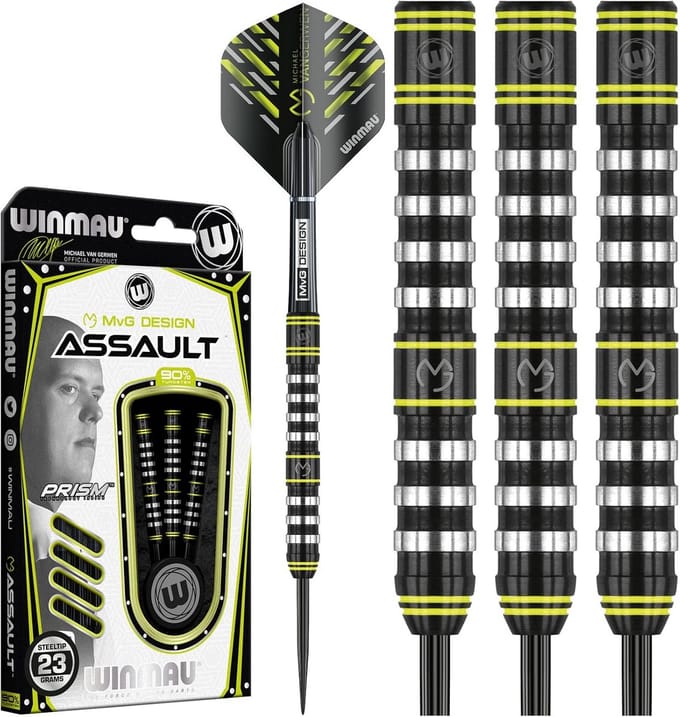90% Tungsten Steeltip Darts Set - Professionele Precisie en Aggressieve Grip
