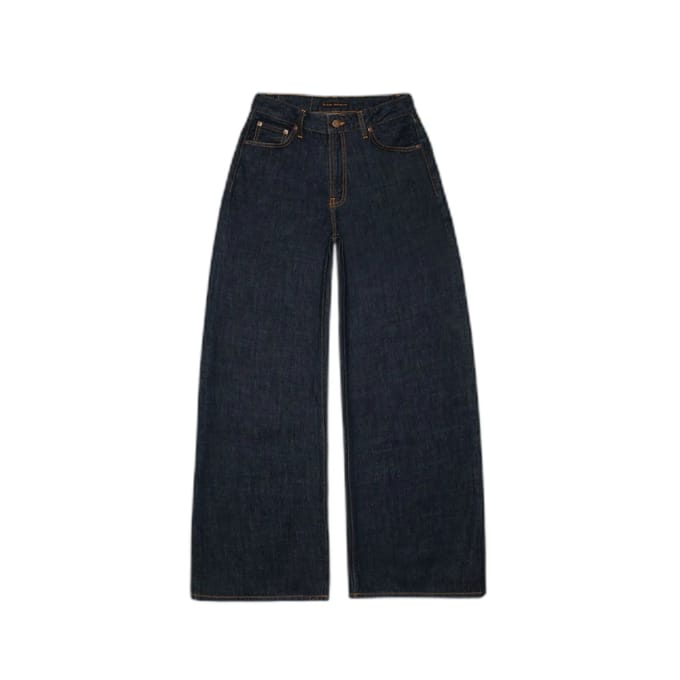Dames Wide Leg Jeans Nudie Jeans Sonic Sue One Wash