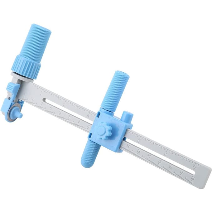 20-160mm Hars Kompassnijder voor Patchwork Roterende Papiersnijder DIY Cirkel Snijmes Gereedschap white