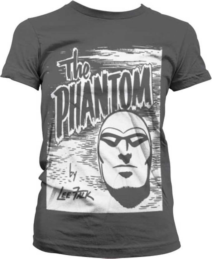 The Phantom Dames Tshirt -M- Sketch Grijs