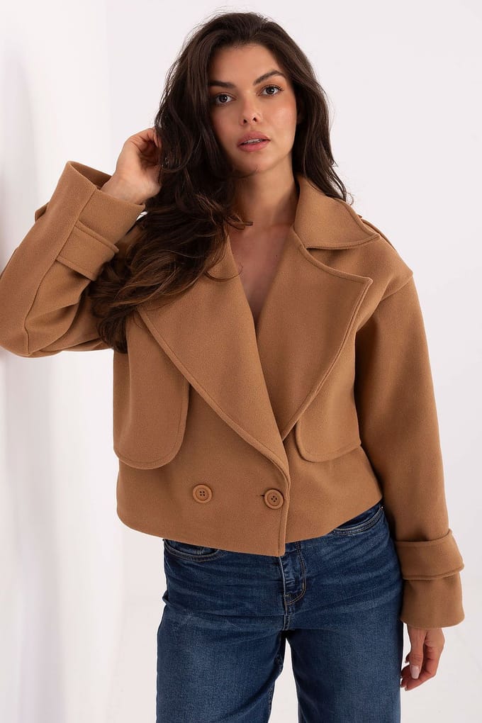 Modern Rebel Jacket - Camel / One Size