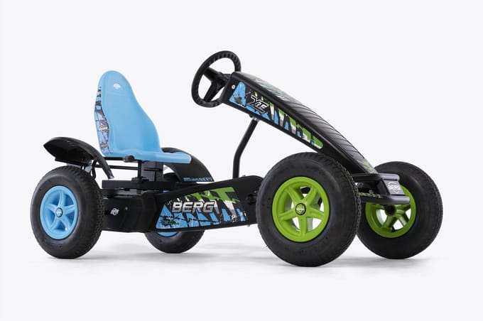 BERG XL frame X-ite BFR Skelter - Met handrem - Verstelbare Stoel - Blauw - Vanaf 5 jaar