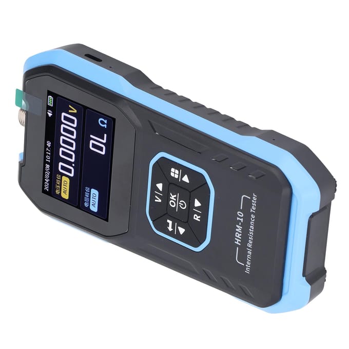 Batterijspanningsmeter Hoge Nauwkeurigheid 0?+100V DC 0?200 Ohm Batterij Interne Weerstand Testmeter black