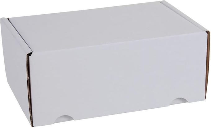 25 ecologische witte postdozen / verzenddozen 26x19x10cm