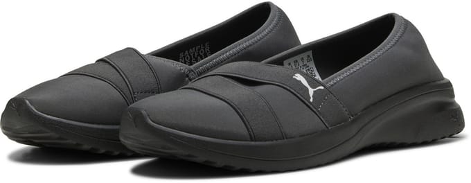 PUMA Adelina 2 Shadow Gray-silver-black Größe: 36 | Ballerinas Outlet | Damen | Grau
