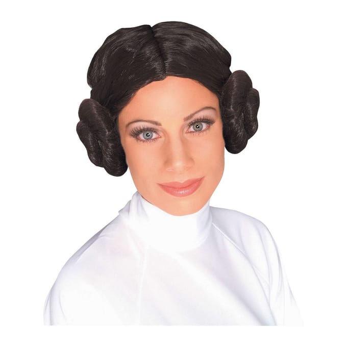 Perruque Princesse Leia Unisexe Adulte Bristol Novelty One Size marron