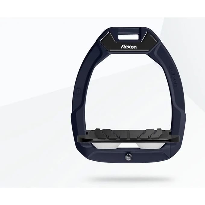 Veiligheidsstijgbeugels Rijpositie Grip Aluminium/Zwart/Wit Flex-On Safe-On