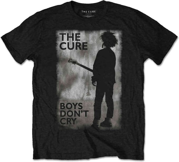 The Cure - Boys Don't Cry Black & White Heren T-shirt - 5XL - Zwart