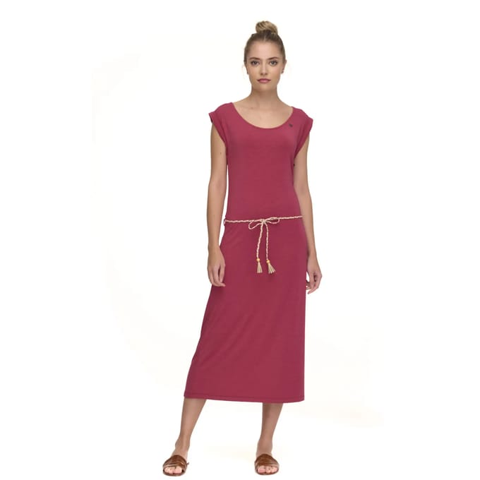 Ragwear jurk tag Donkerroze-S (36)