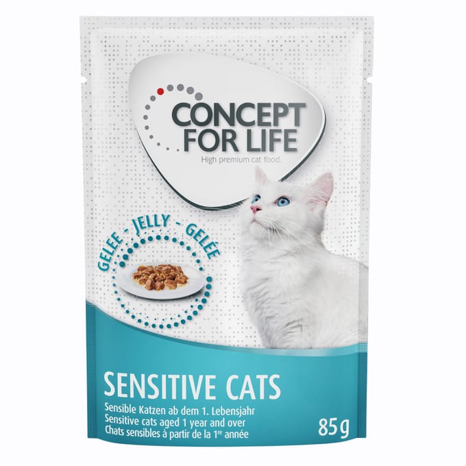 48x85g Sensitive Cats in Gelei Concept for Life Kattenvoer