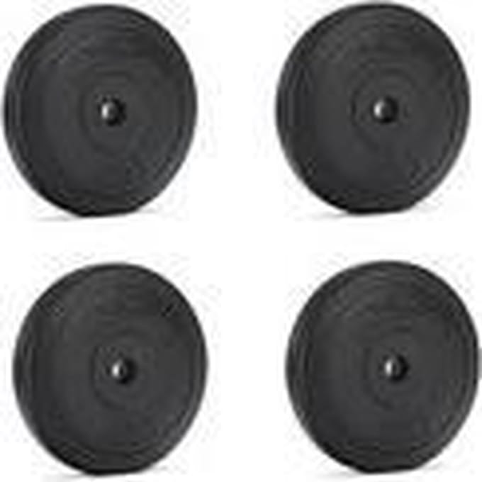 Plaques de poids - VIKING SPORTS - 20 kg - 4x 5 kg - 26 mm de diamètre - Acier noir
