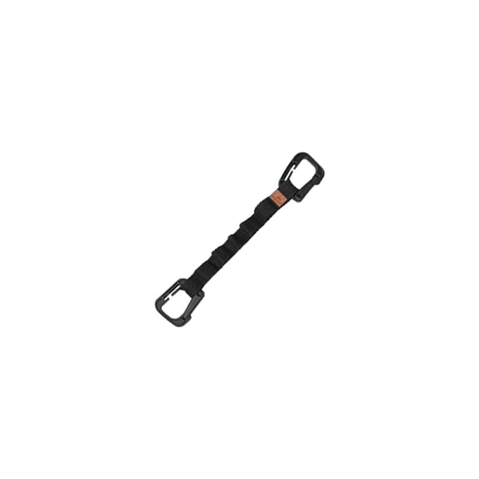 Outdoor Lanyard Extra sterke campinggereedschaphanger Campingopslagriem Zware waslijn 69cm black