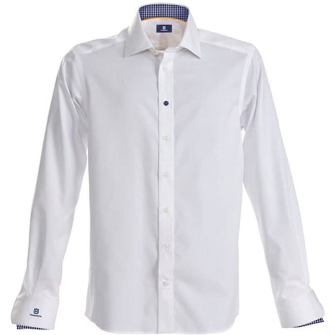Husqvarna witte blouse man - l