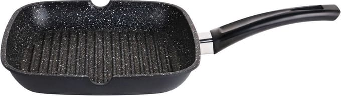 Swiss Pro+ - Grillpan - 28 CM ZWART