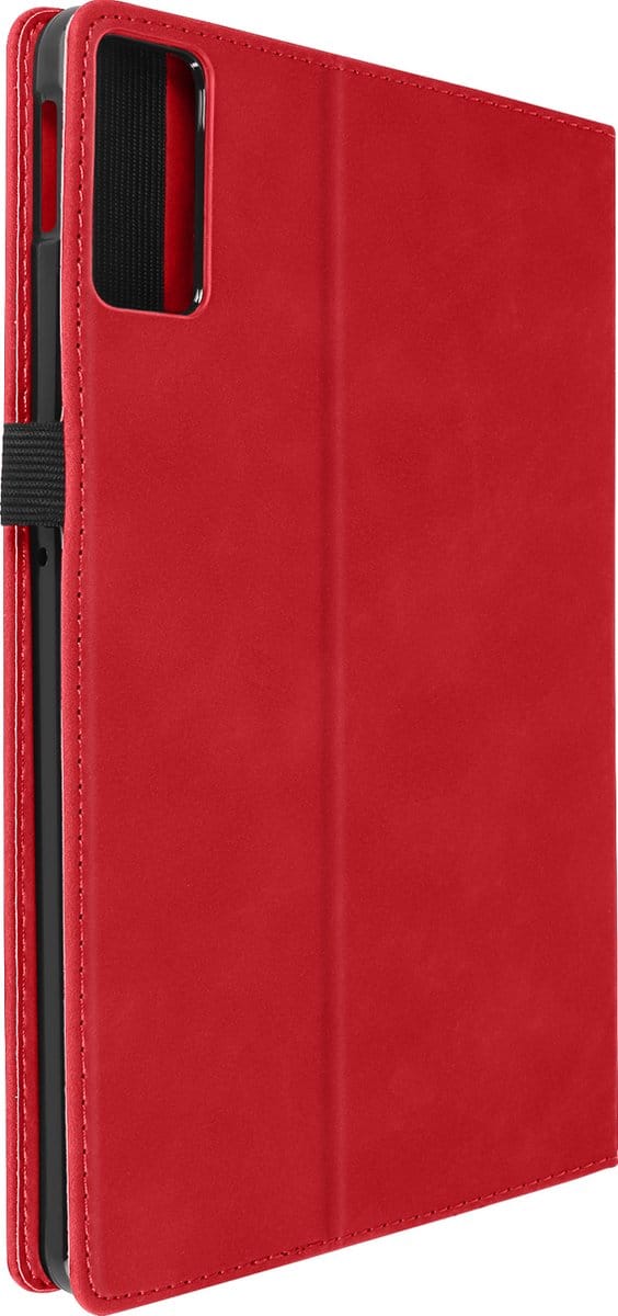 Avizar Foliohoes Geschikt voor Xiaomi Redmi Pad SE Multi-compartiment folio en videostandaard, Rood