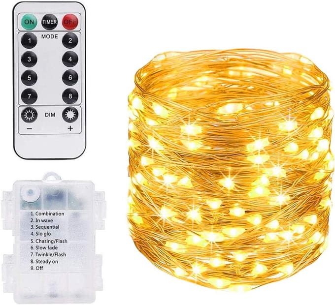 LED Sfeerverlichting 10 M 100 Leds Warm Wit